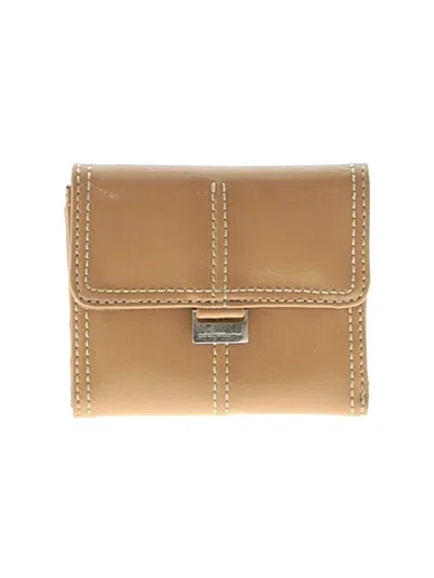 Pre-owned Liz Claiborne Leather Wallet In Tan