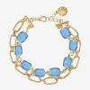 Liz Claiborne Linear Womens Strand Bracelet In Gold