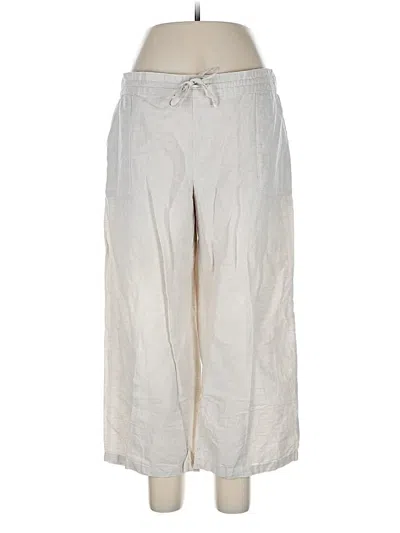 Pre-owned Liz Claiborne Linen Pants In Gray