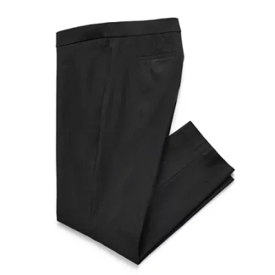 Liz Claiborne Lisa Womens Plus Easy-on + Easy-off Pull-on Pant In Black