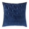 Liz Claiborne Logo Square Throw Pillow In Blue