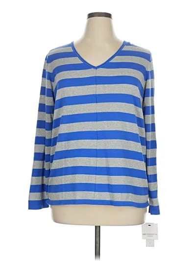 Liz Claiborne Long Sleeve T-shirt In Multi