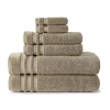 Liz Claiborne Luxury Egyptian Air Rich Bath Towel In Sand