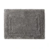 Liz Claiborne Luxury Egyptian Cotton Bath Rug In Gray