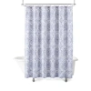 Liz Claiborne Medallion Shower Curtain In Blue