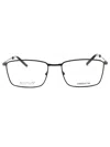Liz Claiborne Men's Cb 267 Rectangular Eyeglasses In Black