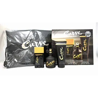 Liz Claiborne Men's Curve Black Gift Set Fragrances 719346841627