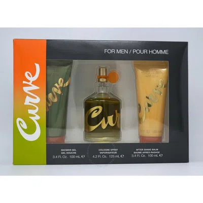 Liz Claiborne Men's Curve Gift Set Fragrances 719346633734 In White