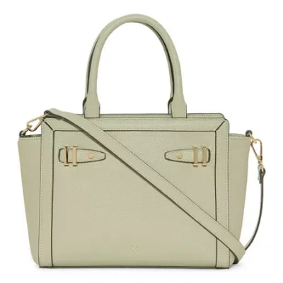 Liz Claiborne Mini Tuxedo Tote Bag In Green