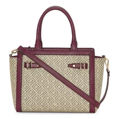 Liz Claiborne Mini Tuxedo Tote Bag In Sand