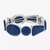 Liz Claiborne Multi Shape Womens Oval Stretch Bracelet In Blue
