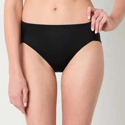 Liz Claiborne No Show Womens High Cut Panty 366678 In Black