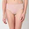 Liz Claiborne No Show Womens High Cut Panty 366678 In Sand
