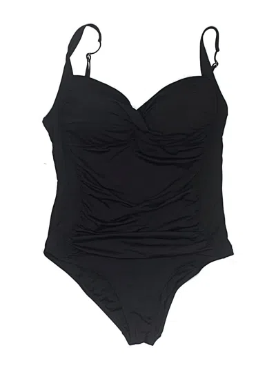 Pre-owned Liz Claiborne One Piece Swimsuit In Black
