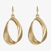 Liz Claiborne Open Womens Drop Earrings In Gold