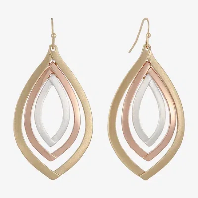 Liz Claiborne Orbital Womens Drop Earrings In Multi