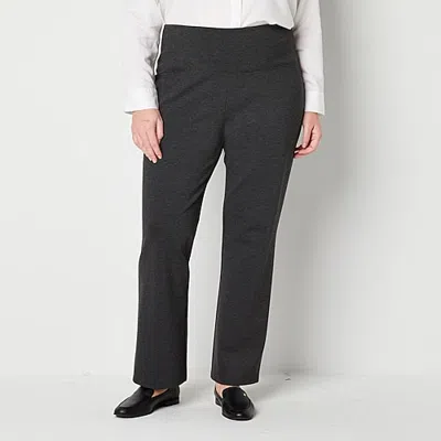 Liz Claiborne Plus Womens Bootcut Leggings In Black