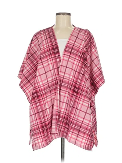 Pre-owned Liz Claiborne Poncho In Pink