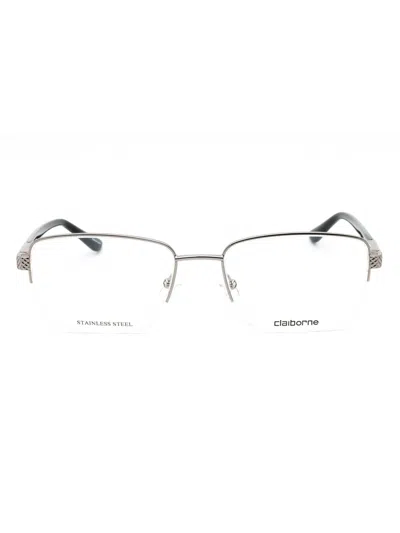 Liz Claiborne Premium Rectangular Men's Eyeglasses - Clean & Modern Design In Black
