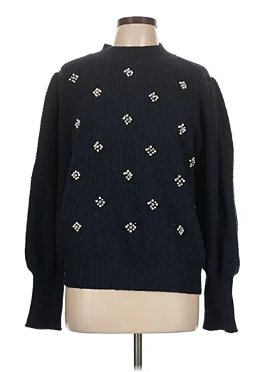 Pre-owned Liz Claiborne Pullover Sweater In Black