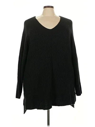 Pre-owned Liz Claiborne Pullover Sweater In Black