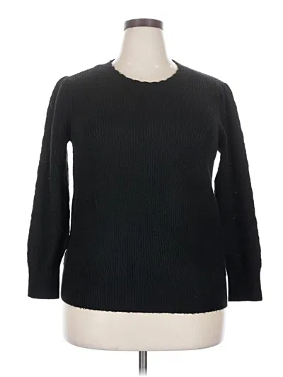 Pre-owned Liz Claiborne Pullover Sweater In Black