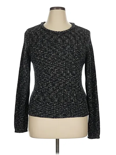 Pre-owned Liz Claiborne Pullover Sweater In Black