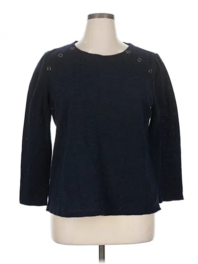 Pre-owned Liz Claiborne Pullover Sweater In Blue