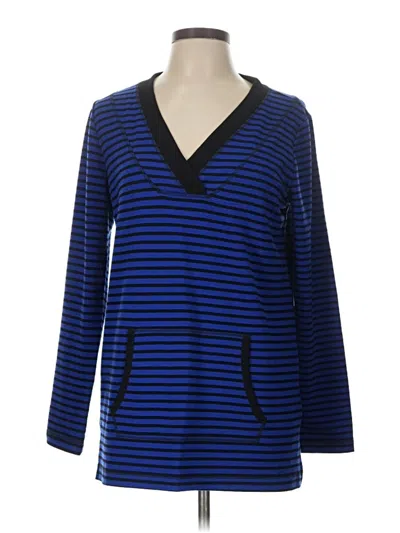 Pre-owned Liz Claiborne Pullover Sweater In Blue