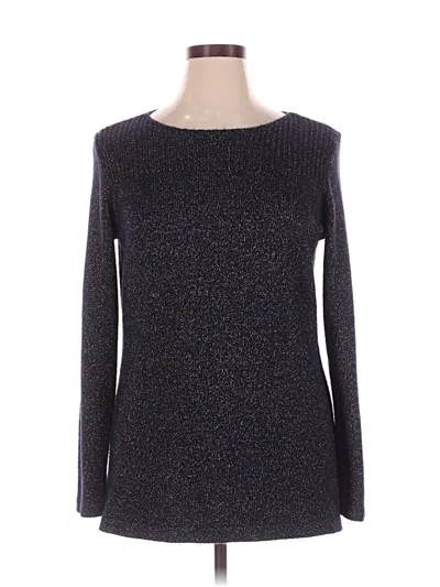 Pre-owned Liz Claiborne Pullover Sweater In Blue