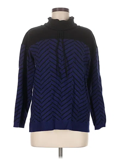 Pre-owned Liz Claiborne Pullover Sweater In Blue