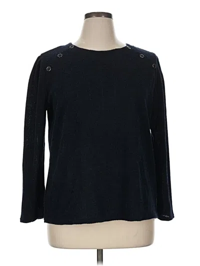 Pre-owned Liz Claiborne Pullover Sweater In Blue