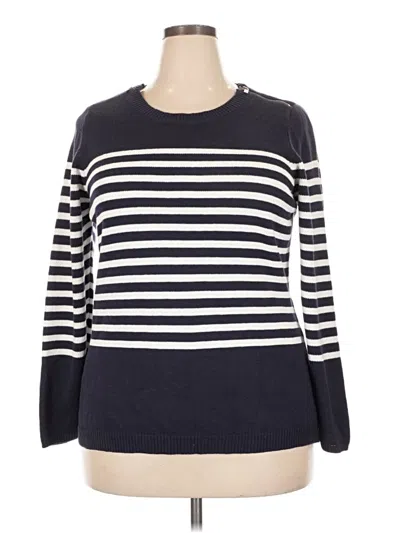 Pre-owned Liz Claiborne Pullover Sweater In Blue