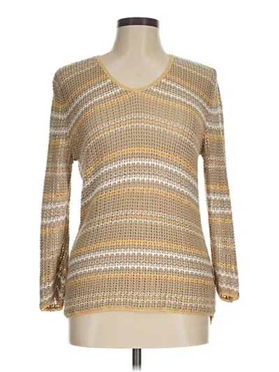 Pre-owned Liz Claiborne Pullover Sweater In Brown