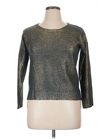 Pre-owned Liz Claiborne Pullover Sweater In Gold