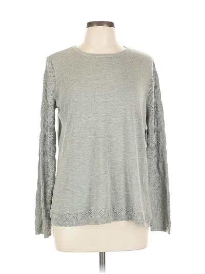 Pre-owned Liz Claiborne Pullover Sweater In Gray