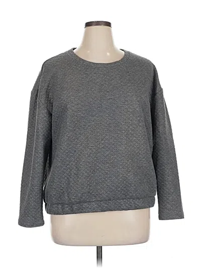 Pre-owned Liz Claiborne Pullover Sweater In Gray