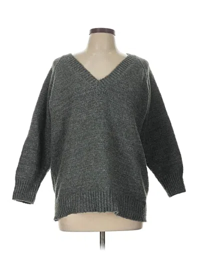 Pre-owned Liz Claiborne Pullover Sweater In Gray