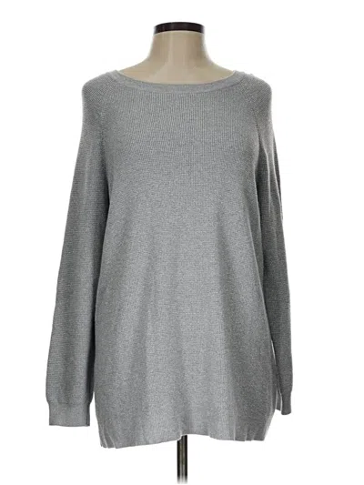 Pre-owned Liz Claiborne Pullover Sweater In Gray