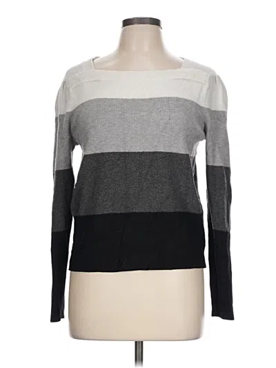 Pre-owned Liz Claiborne Pullover Sweater In Gray