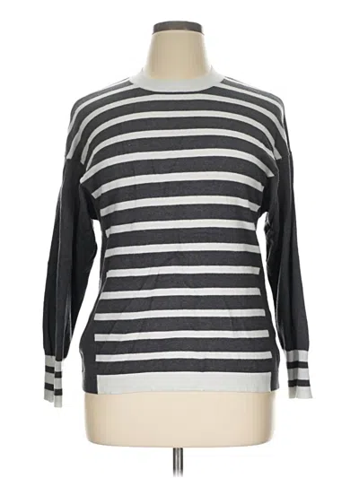 Pre-owned Liz Claiborne Pullover Sweater In Gray