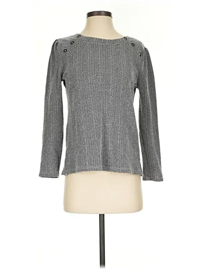 Pre-owned Liz Claiborne Pullover Sweater In Gray