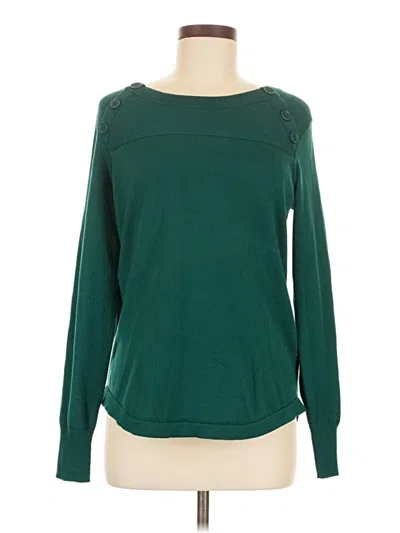 Pre-owned Liz Claiborne Pullover Sweater In Green