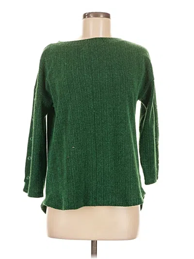 Pre-owned Liz Claiborne Pullover Sweater In Green