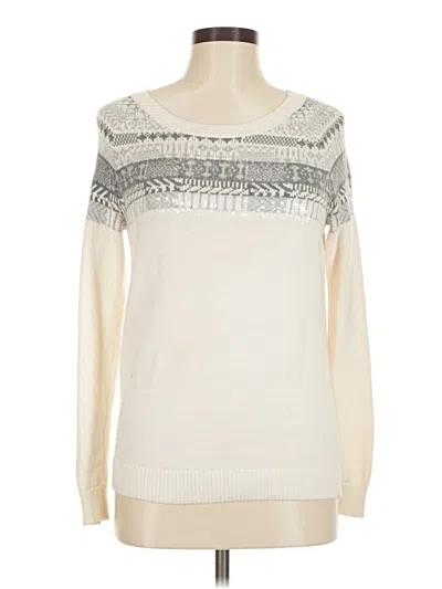 Pre-owned Liz Claiborne Pullover Sweater In Ivory