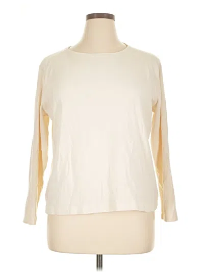 Pre-owned Liz Claiborne Pullover Sweater In Ivory