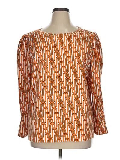 Pre-owned Liz Claiborne Pullover Sweater In Orange