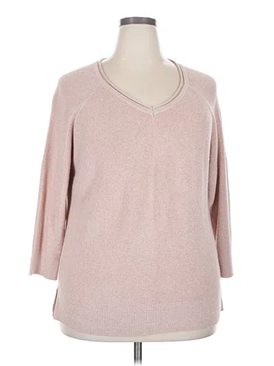 Pre-owned Liz Claiborne Pullover Sweater In Pink