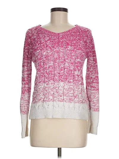 Pre-owned Liz Claiborne Pullover Sweater In Pink