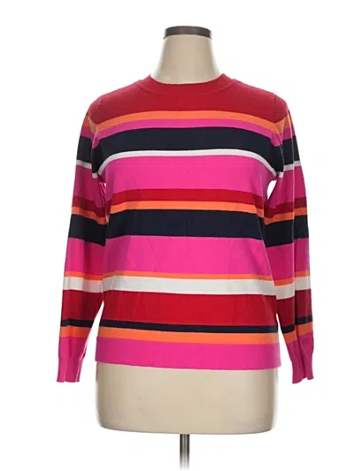 Pre-owned Liz Claiborne Pullover Sweater In Pink